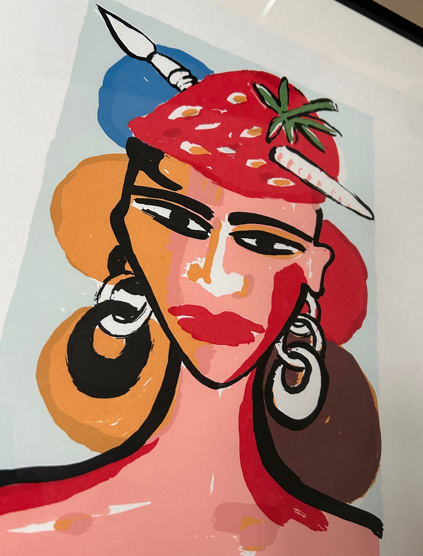 Elvira Bach (1951) - „Porträt einer Frau“ (handsigniert, nummeriert & datiert)