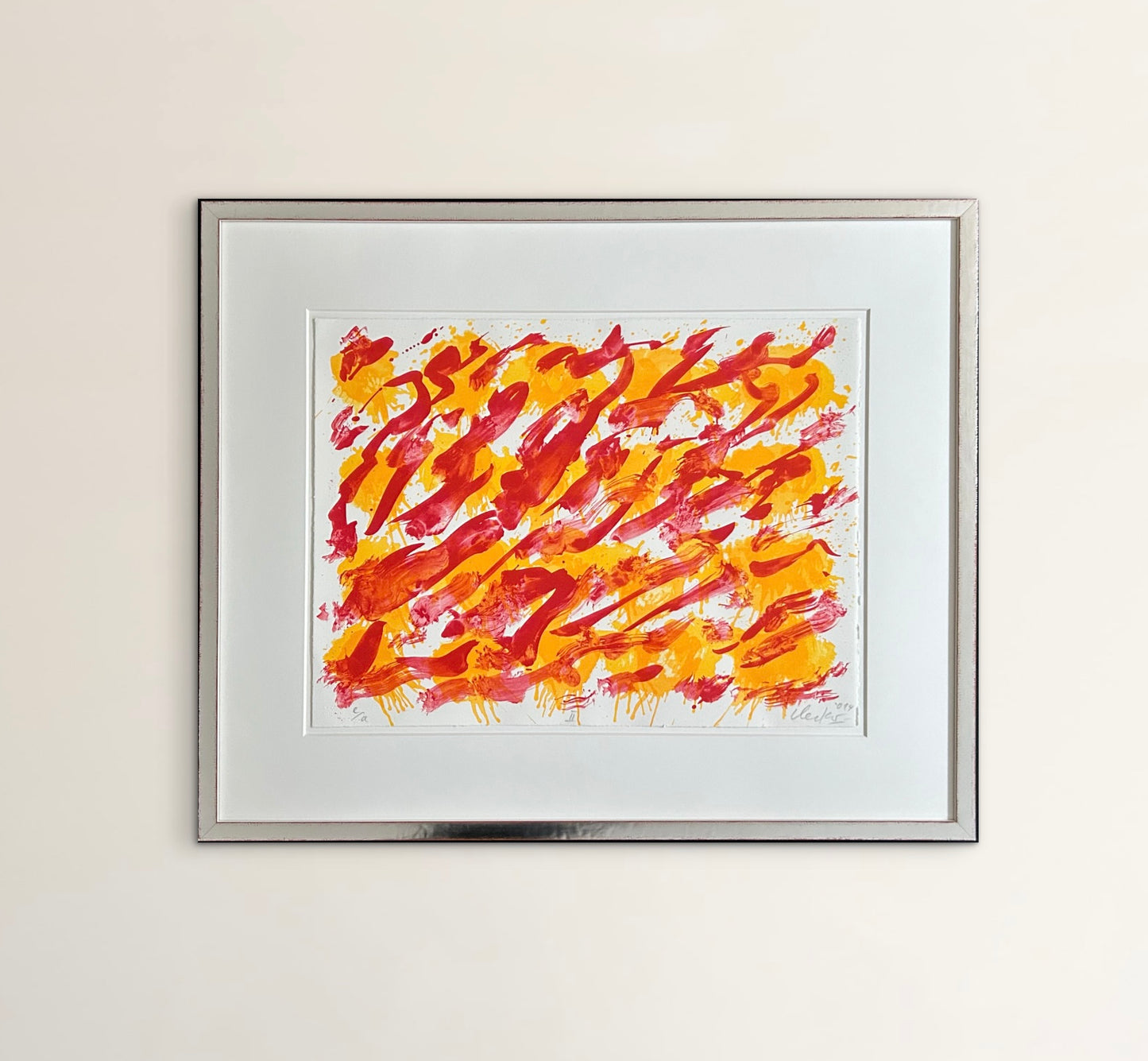 Günther Uecker (1930-2025) - „Geschriebene Bilder II“ - signiert, datiert & nummeriert (Ex.: e.a.)