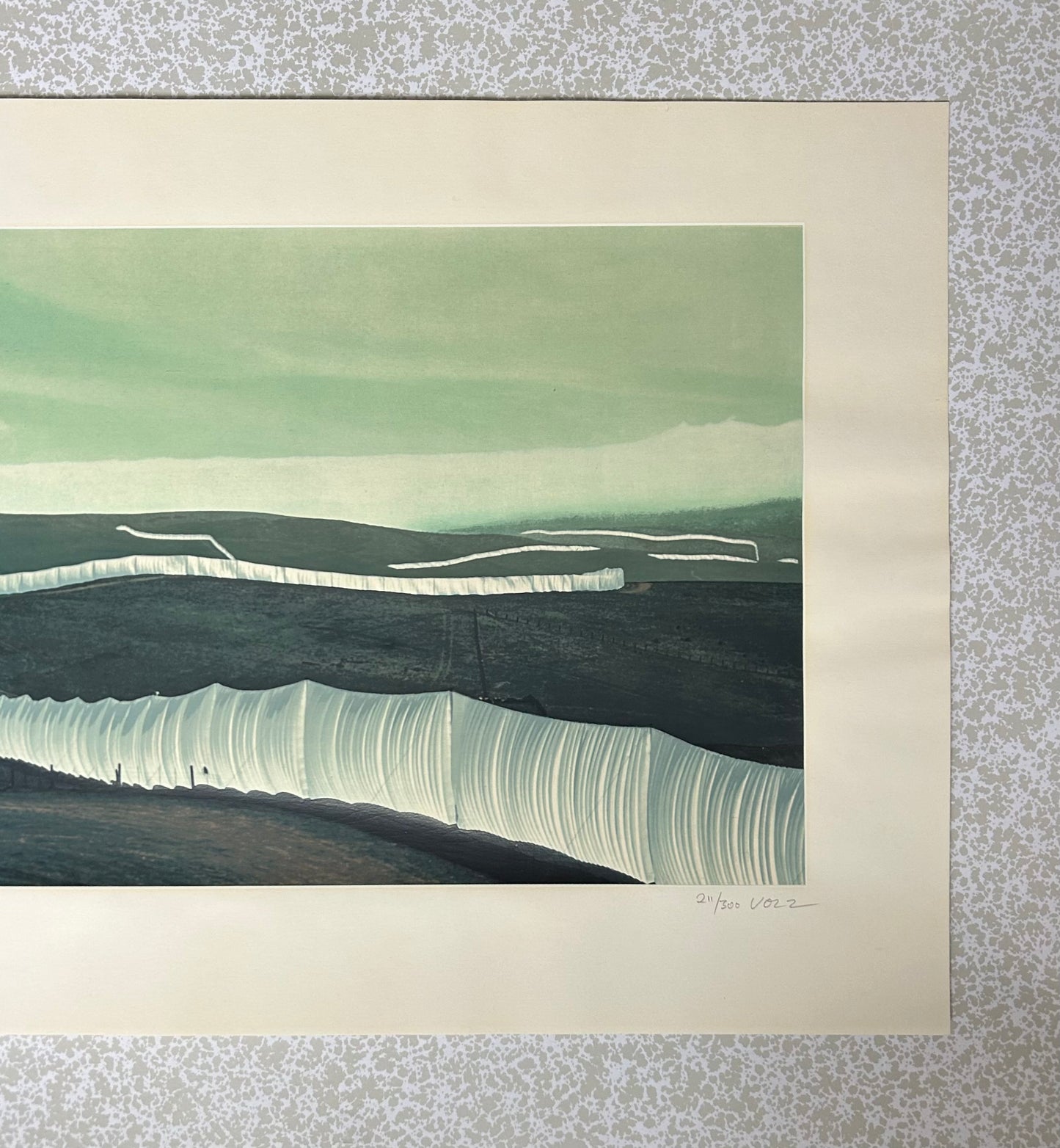 Christo (1935-2020) „Running Fence, Sonoma and Counties, California, 1972-76“ - handsigniert & nummeriert