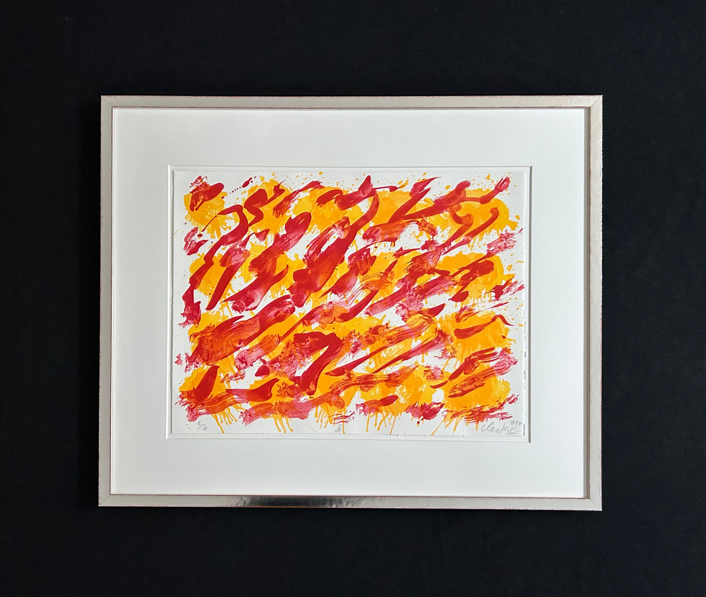 Günther Uecker (1930-2025) - „Geschriebene Bilder II“ - signiert, datiert & nummeriert (Ex.: e.a.)