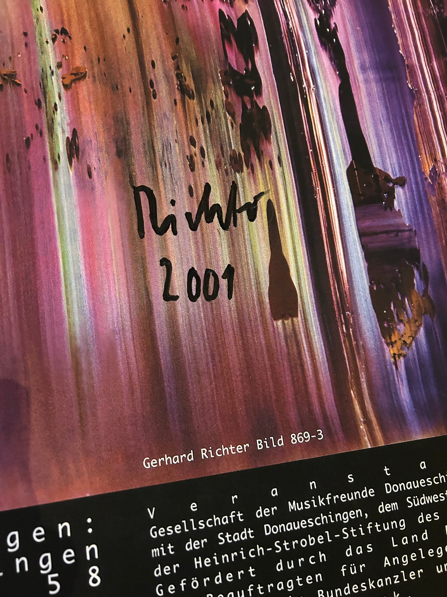 Gerhard Richter (1932) - „Donaueschingen - Abstrakt Painting 869-3“ - signiert, datiert & limitiert