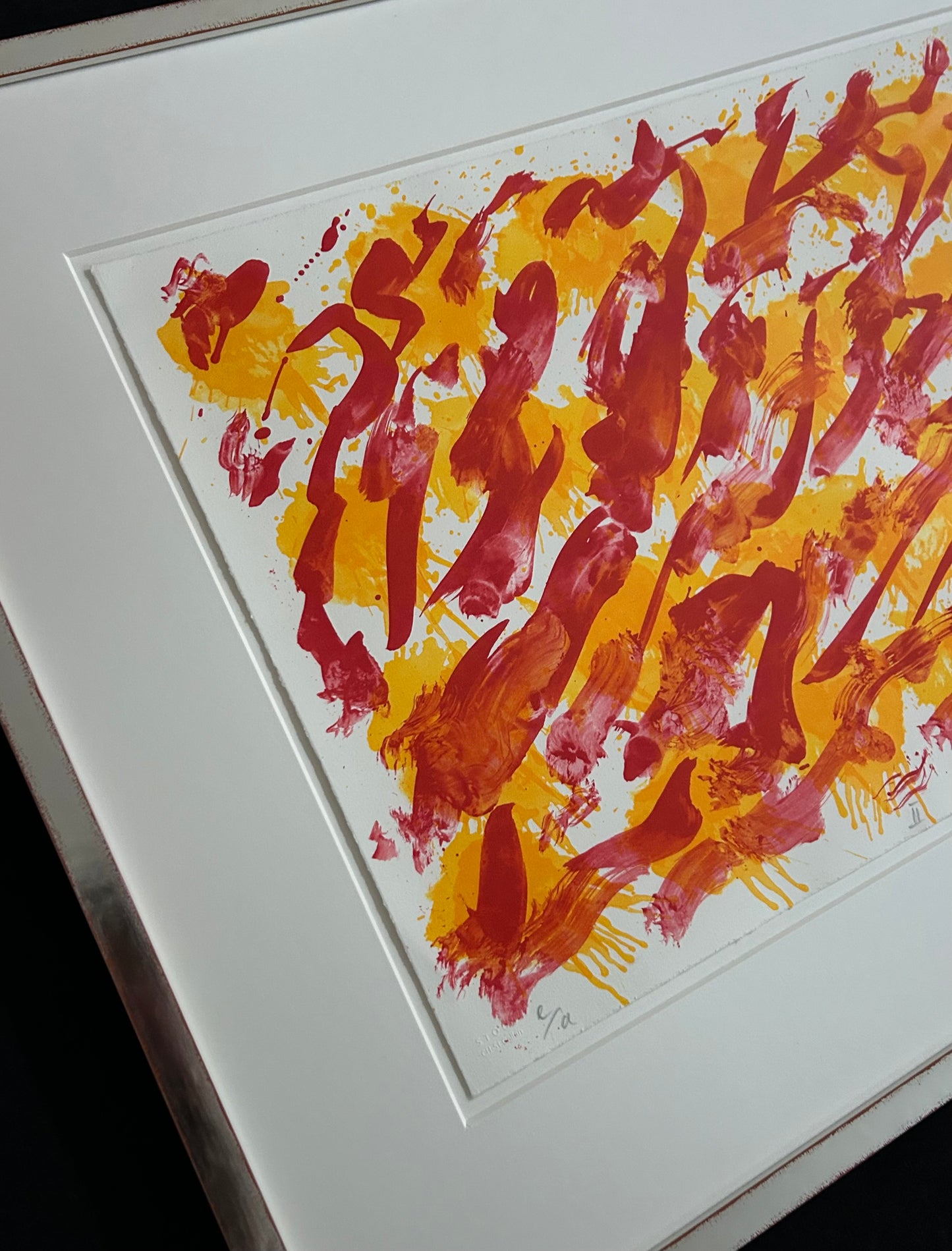 Günther Uecker (1930-2025) - „Geschriebene Bilder II“ - signiert, datiert & nummeriert (Ex.: e.a.)