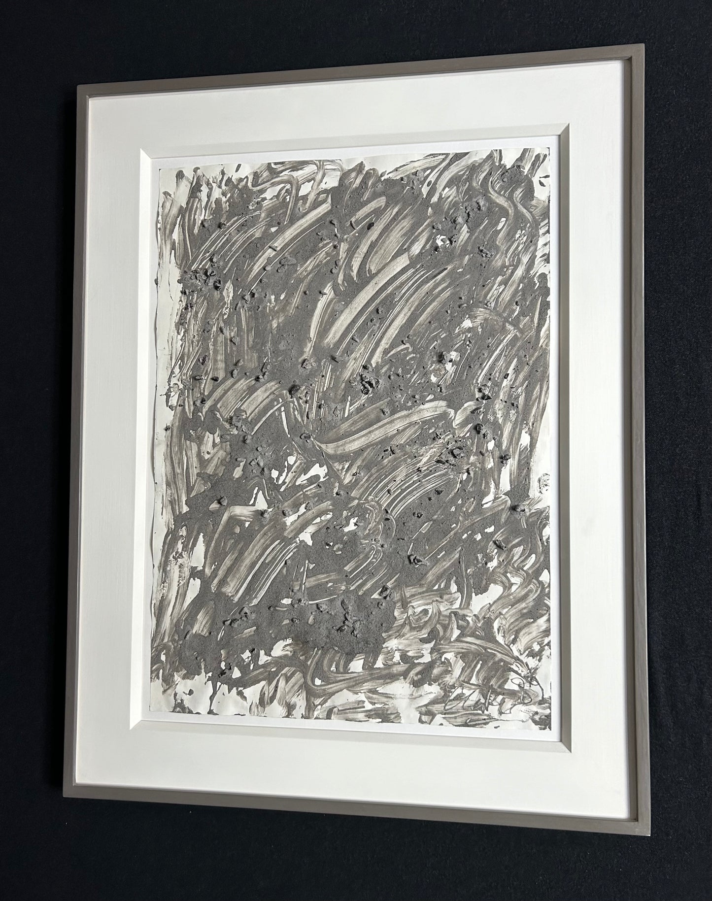 Günther Uecker (1930) - „Ohne Titel“ - (signiert & datiert), Mischtechnik auf festem Velin