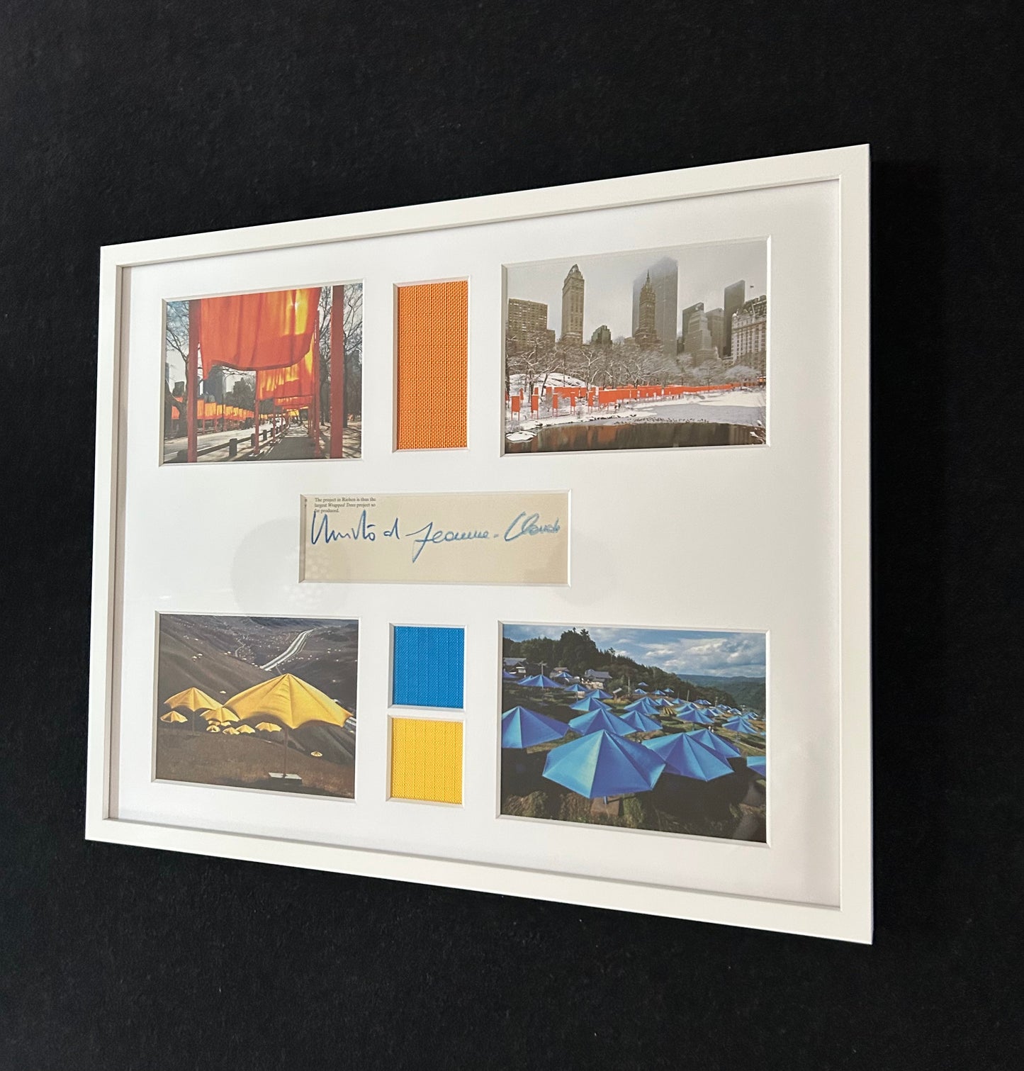 Christo - Collage ikonischer US-Projekte (handsigniert)