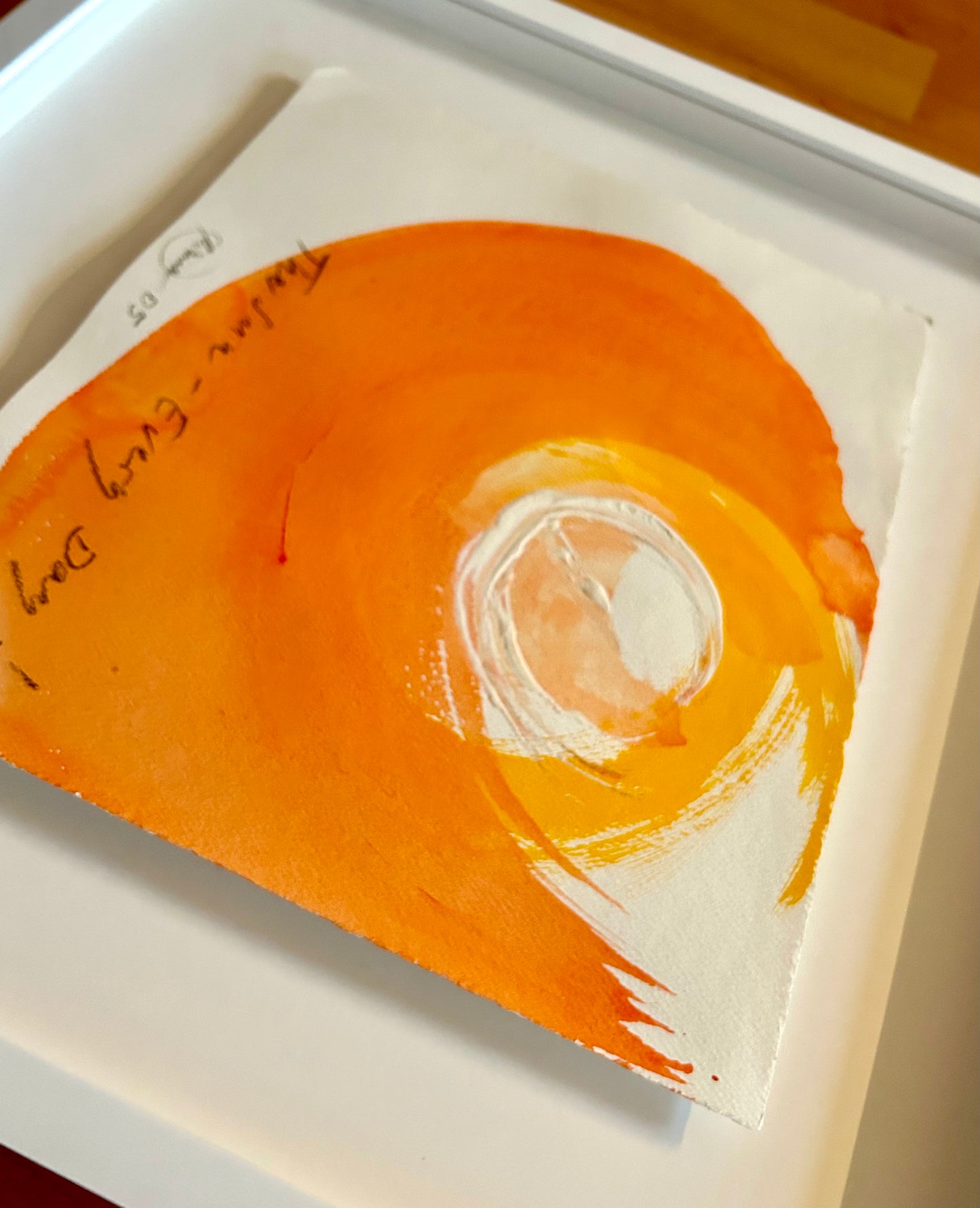 Otto Piene -  „The Sun - Every Day!" Unikat (handsigniert, datiert & betitelt)