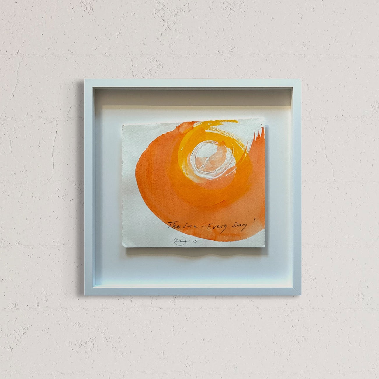 Otto Piene -  „The Sun - Every Day!" Unikat (handsigniert, datiert & betitelt)